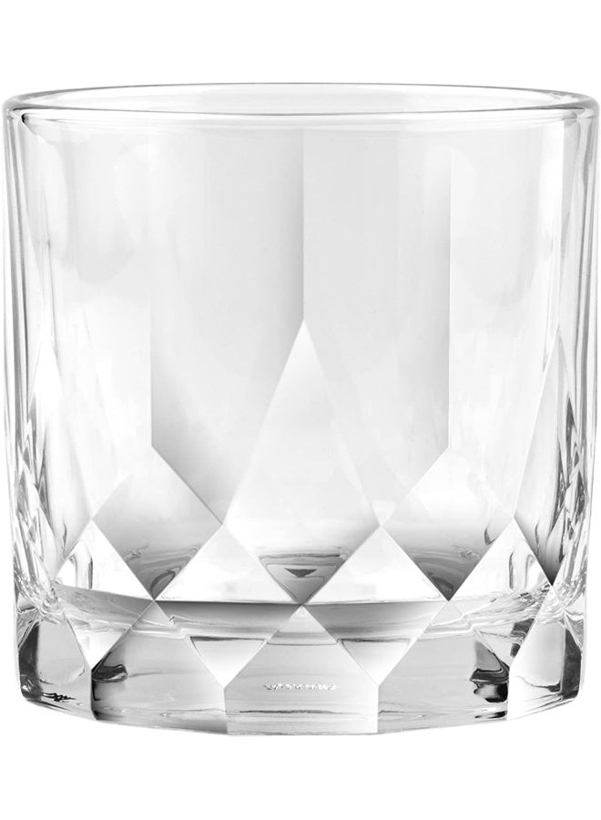 Ocean 2 Piece Connexion Double Rock Glass, Whisky Glass, 350ml Capacity - Clear - Image 2